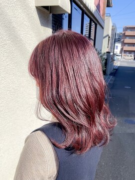 アイリスヘアー(iris hair) 三重富田韓国レイヤーカット顔周りレイヤーボブグレージュカラー