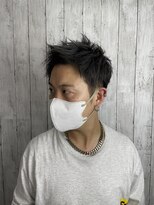 ビューティドレッセヤマノ 池袋パルコ(Beauty Dresse YAMANO)&nbsp;【MEN'S HAIR】【ハイライト】ダークアッシュソフトフェード