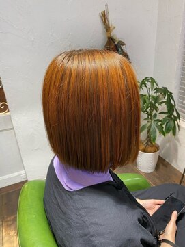 ロア(Loah) オレンジのソフトアンブレラ/ハイトーンカラー