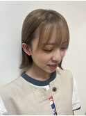 切りっぱなしボブ