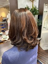 アトリエアルシュ(atelier ARCHE) 大人女性のふんわりミディアムボブ、柔らかボブ