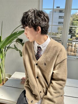 ジョエミバイアンアミ(joemi by Un ami) マッシュパーマ スパイラルパーマ メンズヘア 韓流ヘア マッシュ