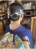 成人式　シンプルアレンジ