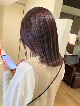 ラファンス 栗林店(LaFENCE) 艶髪/透明カラー/ピンクブラン