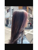 ヘアアートヒサ(HAIR ART hisa)&nbsp;｢RYOKO｣304050代 フェイスフレーミング×ペールピンクパープル