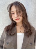 #バレイヤージュ#グレージュカラー#ボブウルフ#ココアベージュ