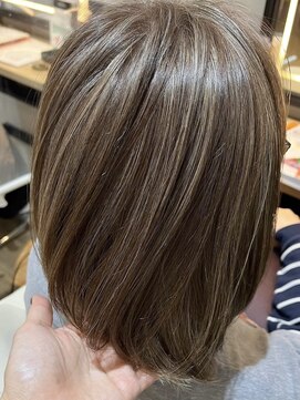 ジュイール(jouir) ミルクティーベージュダブルカラーケアブリーチハイライトカラー