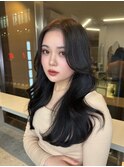 韓国ヘア×透明感カラー×レイヤーカット