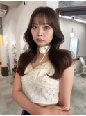 【博多美容室/坂本早苗】韓国ヘア×ぱっつん前髪