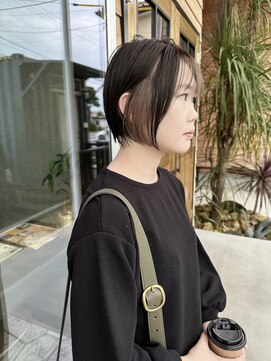 ライフイズ 磐田本店(Life is...) 磐田でできるショートボブ×インナーカラー