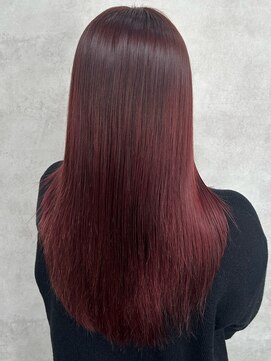 ルノン(LUNON) ピンクカラー/ピンクグラデーション/髪質補修カラー