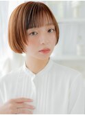 フェイスフレーミング前下がり小顔ミニボブa上尾10代20代30代
