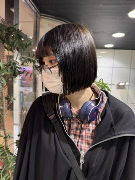 ヘアーアンドメイク ビス(HAIR&MAKE bis) ボブカット/切りっぱなしボブ【NOKA】