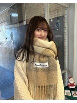 ツナグ(tsunagu) 透け感マロンベージュ