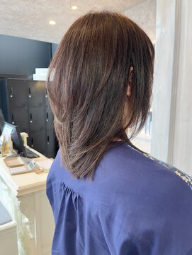 キャアリー(Caary) 福山人気20代30代40代髪質改善ストレートレイヤースタイル美髪