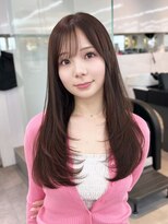 アルバム 渋谷パルコ(ALBUM) ロング顔周りレイヤー美髪韓国ヘアおくれ毛_F20414