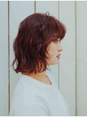 艶感☆レッドブラウン[髪質改善/ヘッドスパ/縮毛矯正/いわき]