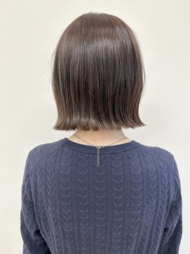 セイドット リー(Say. Ree) say.ホワイトグレージュミニウルフチェリーブラウンタッセルボブ