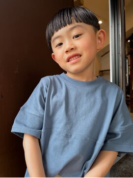 ブルー(BLUE) #BLUEボブ　キッズ