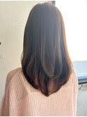 エアリーカールレイヤーカットモテ髪うる艶髪前髪#508f0519