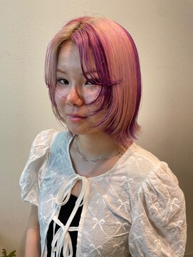 サラ ビューティー サイト 古賀店(SARA Beauty Sight) 【デザインカラー】20代30代/チェリーレッド/ラベンダー/レイヤ