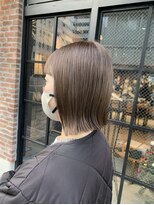 オーガニック アトリエ 大宮(organic+atelier)&nbsp;ことりベージュミルクティーベージュシースルーカラー大人可愛い