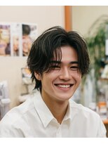 メンズ ルシードスタイル アウラ 松戸市五香(LUCIDO STYLE Aura)&nbsp;ミディアム【五香#メンズカット#＜理容室＞#ブリーチ#眉毛】