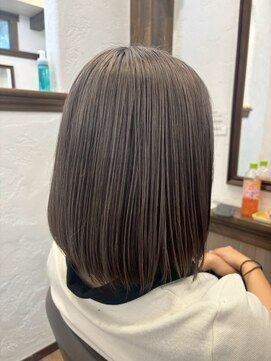 アミリー ひたち野うしく店(Amily) ハイライトバレイヤージュダブルカラーケアブリーチ20代30代