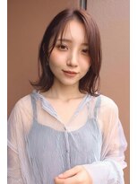 ラファンジュ ヘアー(Rohange hair)&nbsp;外はねボブ/レイヤー/ピンクブラウン