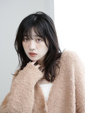 エシェル 平塚店(echelle) ムードウルフ/ミディ/ダークブラウン/平塚