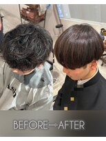 アッシュ 八王子店(Ash)&nbsp;ナチュラルストレート/メンズ縮毛/八王子