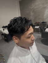 レンネ(Renee) メンズカットパーマ《アップバングmixパーマ》