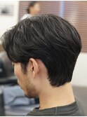 サイドパートスキンフェードカットシェービング吉祥寺理容室