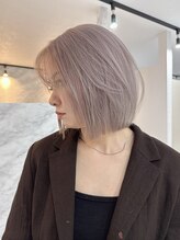 ヴィア(Via)&nbsp;ボブ/ピンクグレージュ/ハイトーン/レイヤーカット