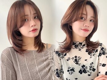 ミレバイジェニー (mirae by geny)の写真/【HOTPEPPERBeautyAWARD　2026　BEST SALON　注目サロン選出】大人女性にも人気の韓国人風スタイル♪