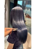 アース エレガンス 吉祥寺店(EARTH Elegance) シルキーなネイビーパープル