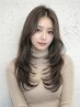 お顔周りレイヤー+メンテナンスカット(毛先2cm程整えるのみ・シャンプー無し)