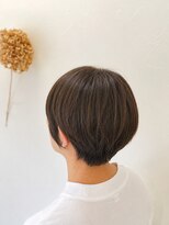 モク(mok) ショート×白髪ぼかし