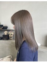 シアン(cyan) ブリーチなしアッシュオリーブ