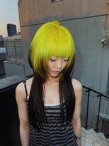 シティ オモテサンドウ(CITY omotesando)&nbsp;ハッシュカット×ライムカラー