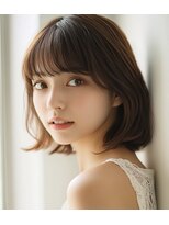 アベックプレジール 海老津店(AVEC PLAISIR)&nbsp;柔らかブラウンのナチュラルボブ