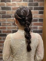 ラメール アヴェダ 西武秋田店(La Melu AVEDA)&nbsp;ツイスト×お団子風編みおろし