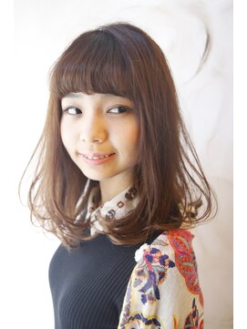 ブーケ(BOUQUET) 前髪甘めのロブ女子スタイル毛先をワンカールさせたい方に