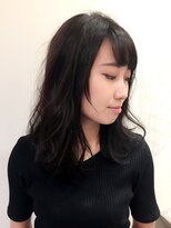 ロンド ブランシュ 錦糸町北口(Lond blanche)&nbsp;【blanche　柴田彩香】　赤みのないツヤツヤ暗髪ミディ☆