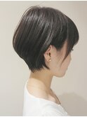 浦和ショートヘアショートカット韓国白髪ぼかし白髪染めボブ