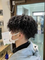 コワファーストナガサキシャンプーボーイ(COIFF1RST NAGASAKI SHAMPOO BOY)&nbsp;波巻きパーマ【コワファースト長崎】