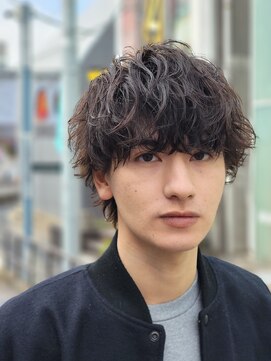 フィフス 原宿(fifth) ツイストスパイラルパーマツーブロック無造作韓国マッシュウルフ