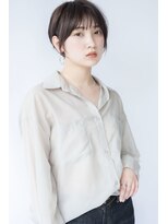 マッシュアンドマッシュアヴェダ ららぽーと福岡店(mash&mash AVEDA)&nbsp;アッシュブラック☆ハンサムショート　20代・30代ララポート福岡
