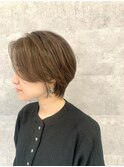 【美シルエット】大人丸みショート