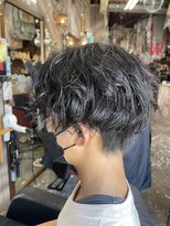 オーバーキャプテンネイキッド(OVER CAPTAIN NAKED) 2ブロックマッシュショート